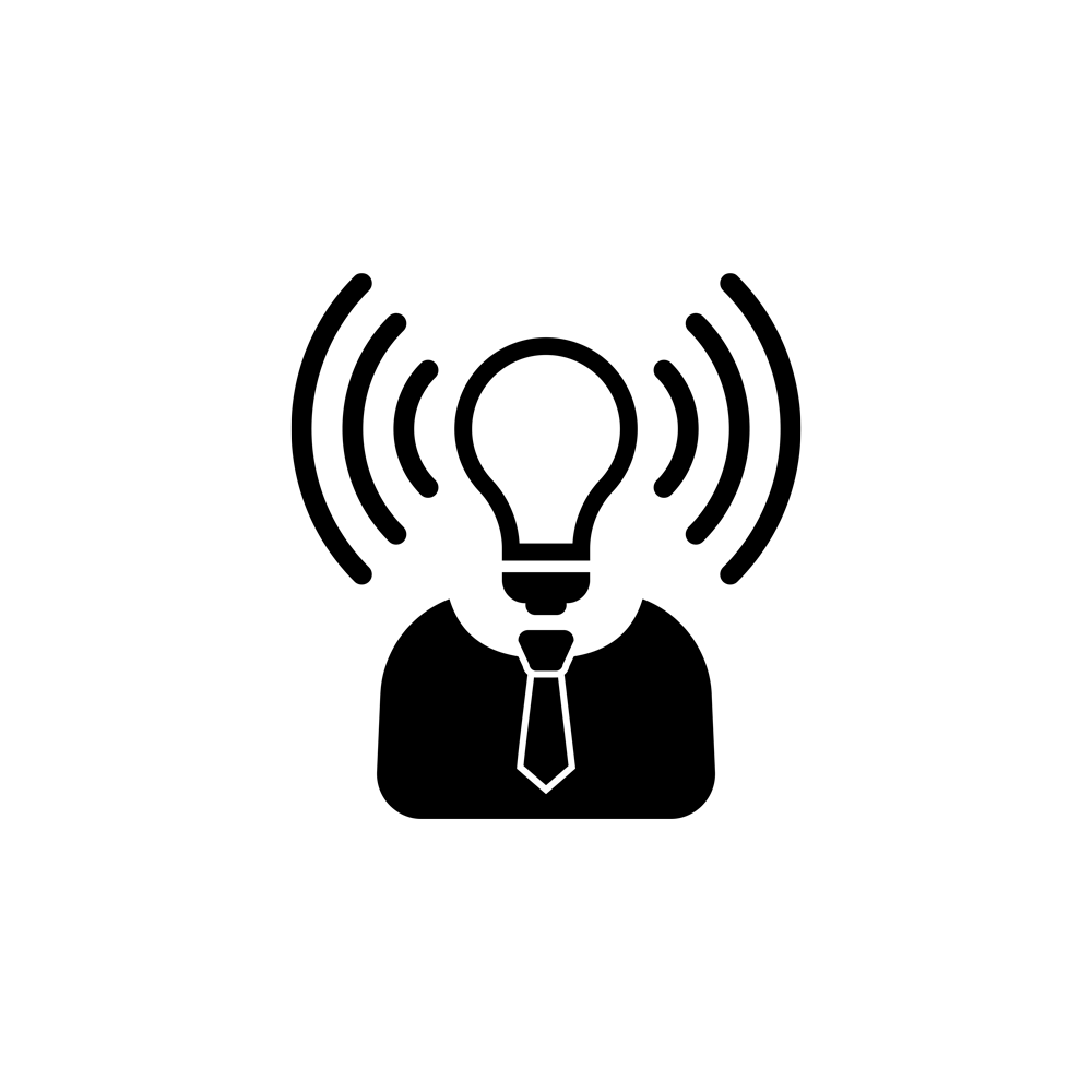 Brand awareness icon.